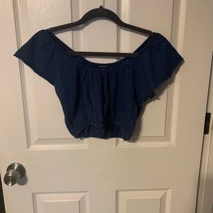 XS Aeropostale off the shoulder crop top